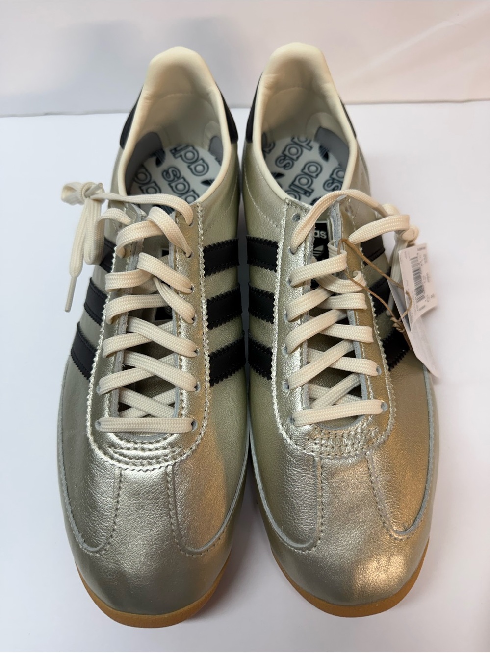 NEW-Women’s Metallic Silver adidas trainer size 9